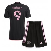 Camisa de Futebol Inter Miami Luis Suarez #9 Equipamento Secundário Infantil 2024-25 Manga Curta (+ Calças curtas)